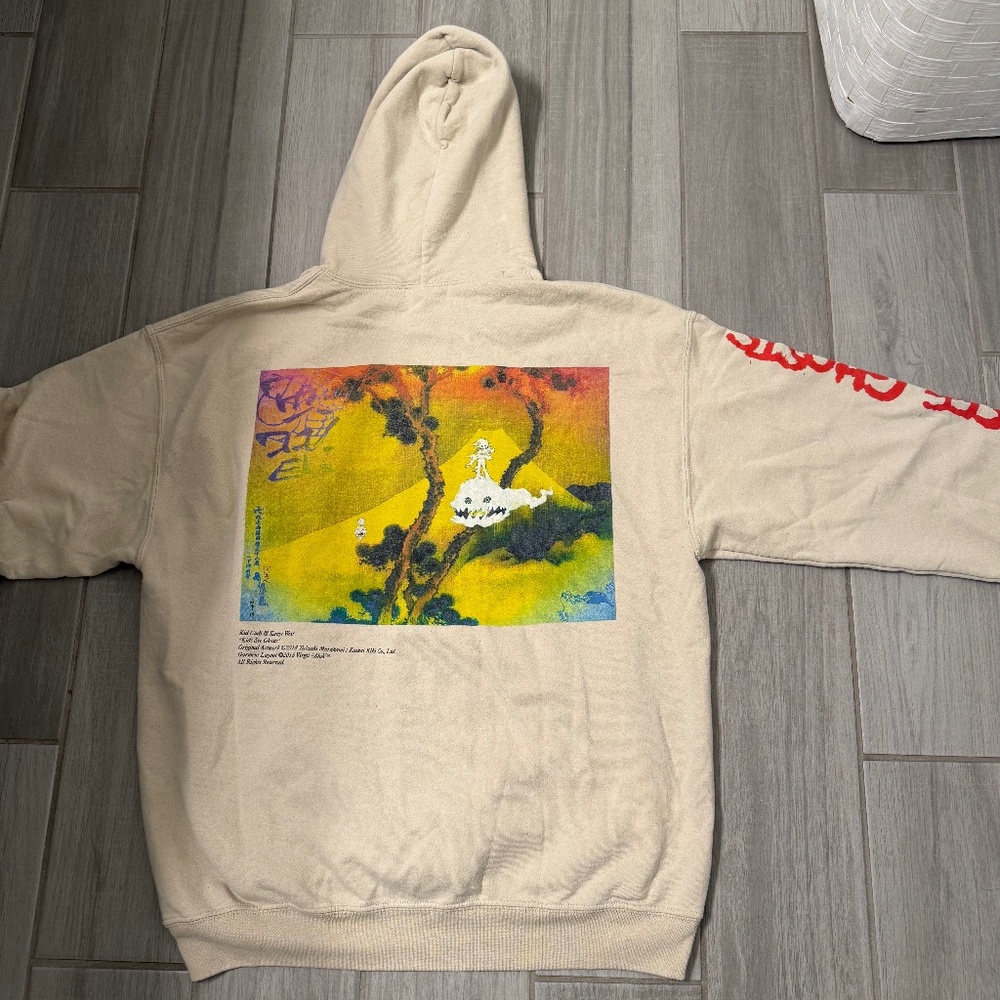 Kid Cudi and Kanye West Kids See Ghosts hoodie (size large)